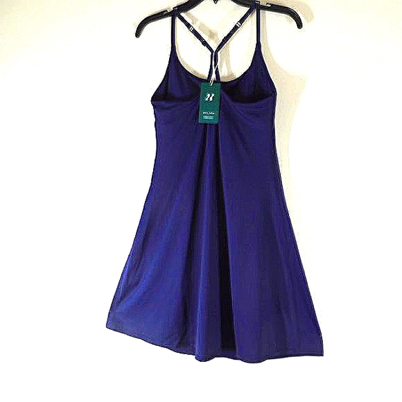 New HALARA THAT TIKTOK BRAND Navy Blue  Small Women DRESS - Picture 3 of 6